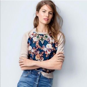New J.crew vintage floral sweater